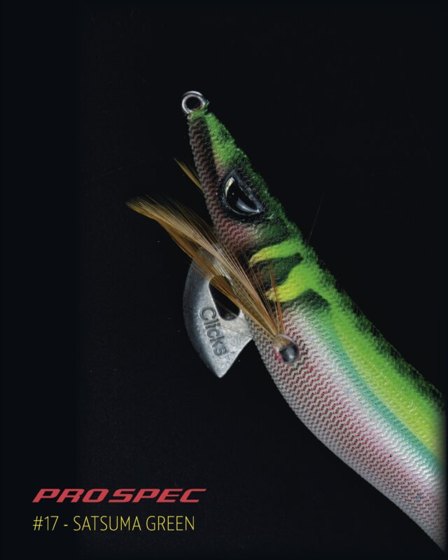 .
【 PROSPEC 】
プロパーカラー紹介
.
17 - 薩摩グリーン
（下地:背中シルバー、腹レッド）
.
釣具において大切なのは、
ずっと定番として存在し続けること。
存在していることの意味を再度確認していただきたく、
プロスペックのプロパーカラーを改めて紹介しております。
改めてカラーと向き合うと新しい発見があるかもしれません。
ぜひ、今一度プロパーカラーをよろしくお願い致します。
.
.
.
（こちらのアカウントは情報発信専用のアカウントのため、コメントやDMへの返信は基本的に行っておりません。ご理解のほどよろしくお願い致します。）
.
.
.
CRONO代表個人アカウント→@crono.kanji_kohama 
CRONOデザイン担当個人アカウント→@renson428
.

#crono #クロノ #エギング #プロスペック
